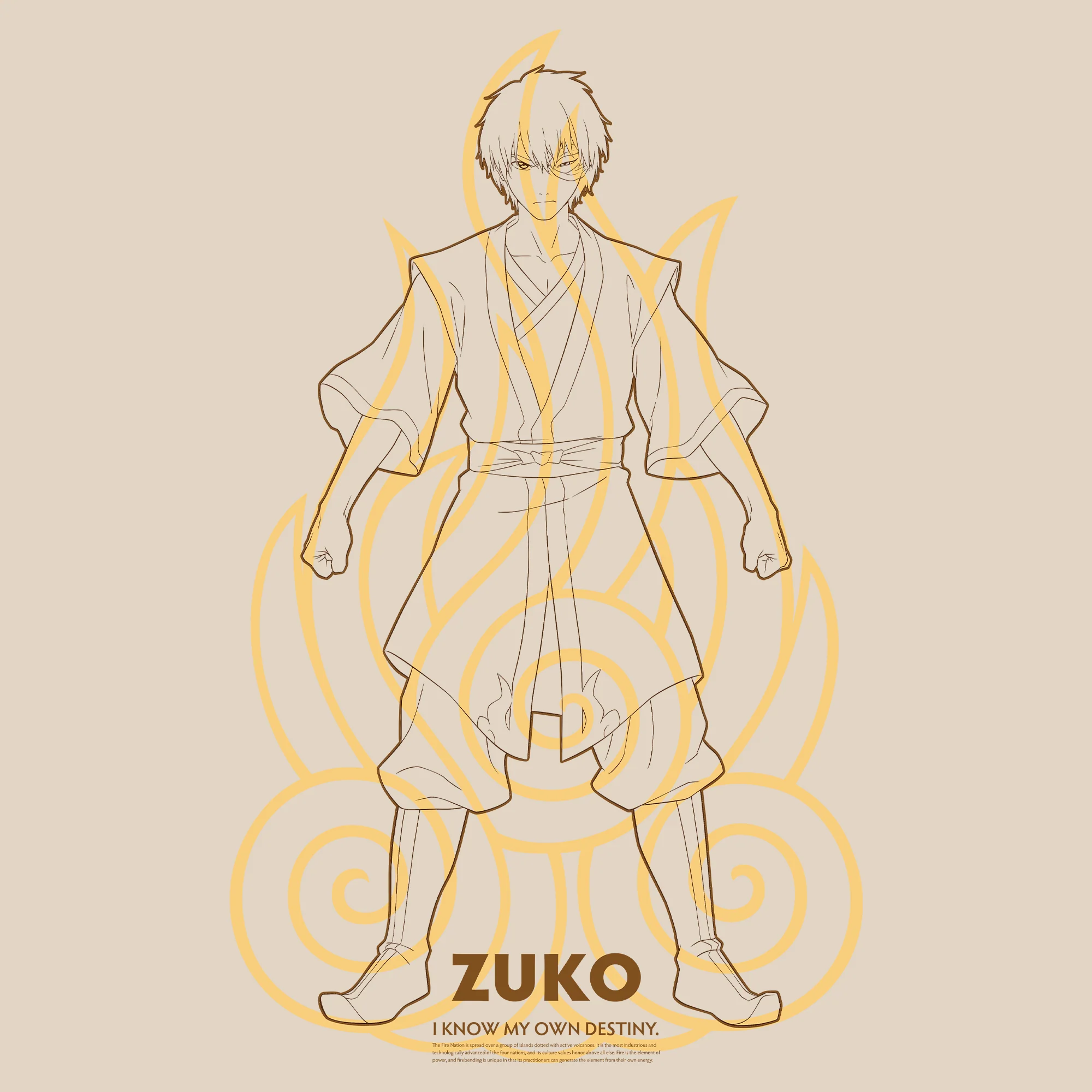 Avatar: The Last Airbender - Zuko Destiny Tee - Image 2