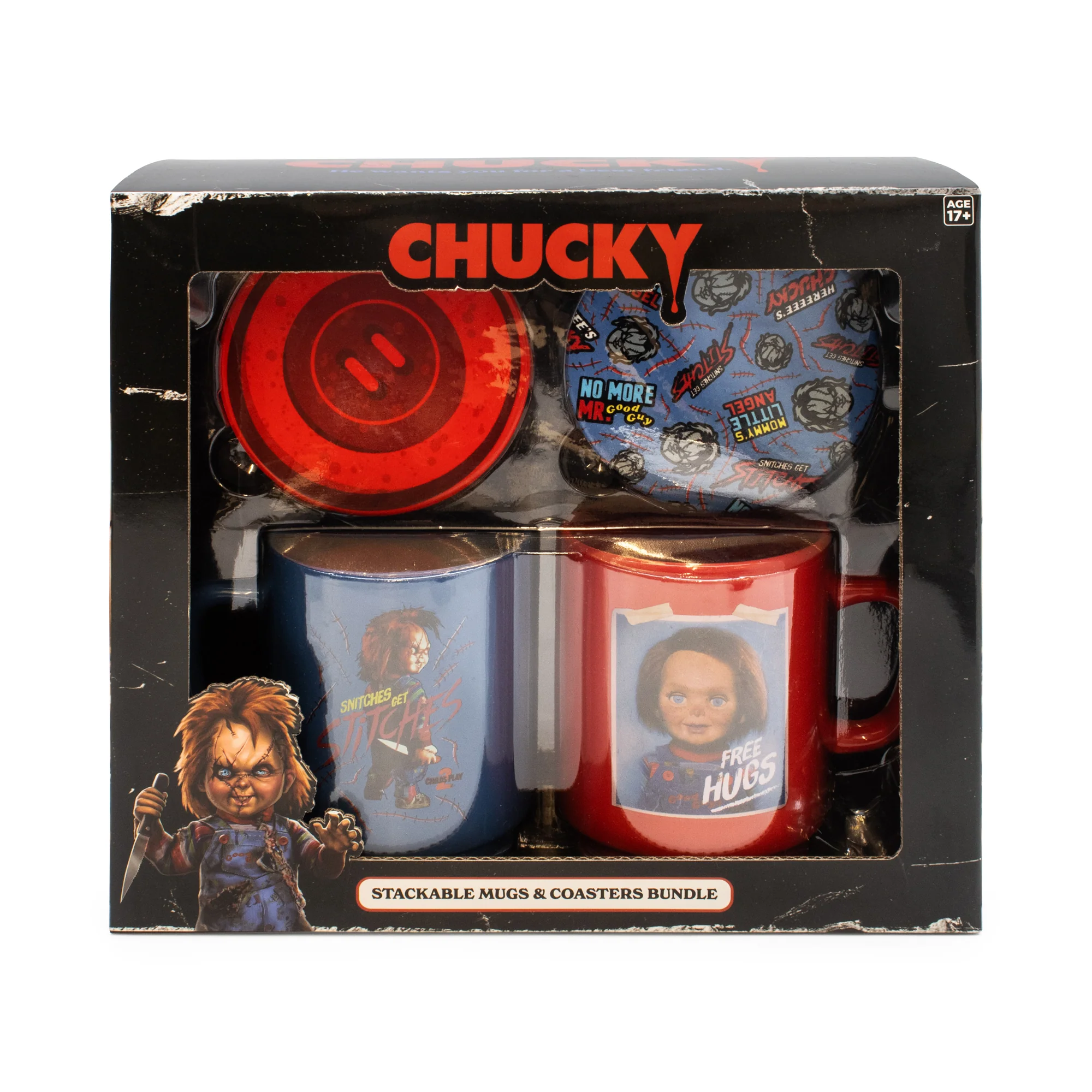 Chucky - Stackable Mugs and Coasters Set - Image 6