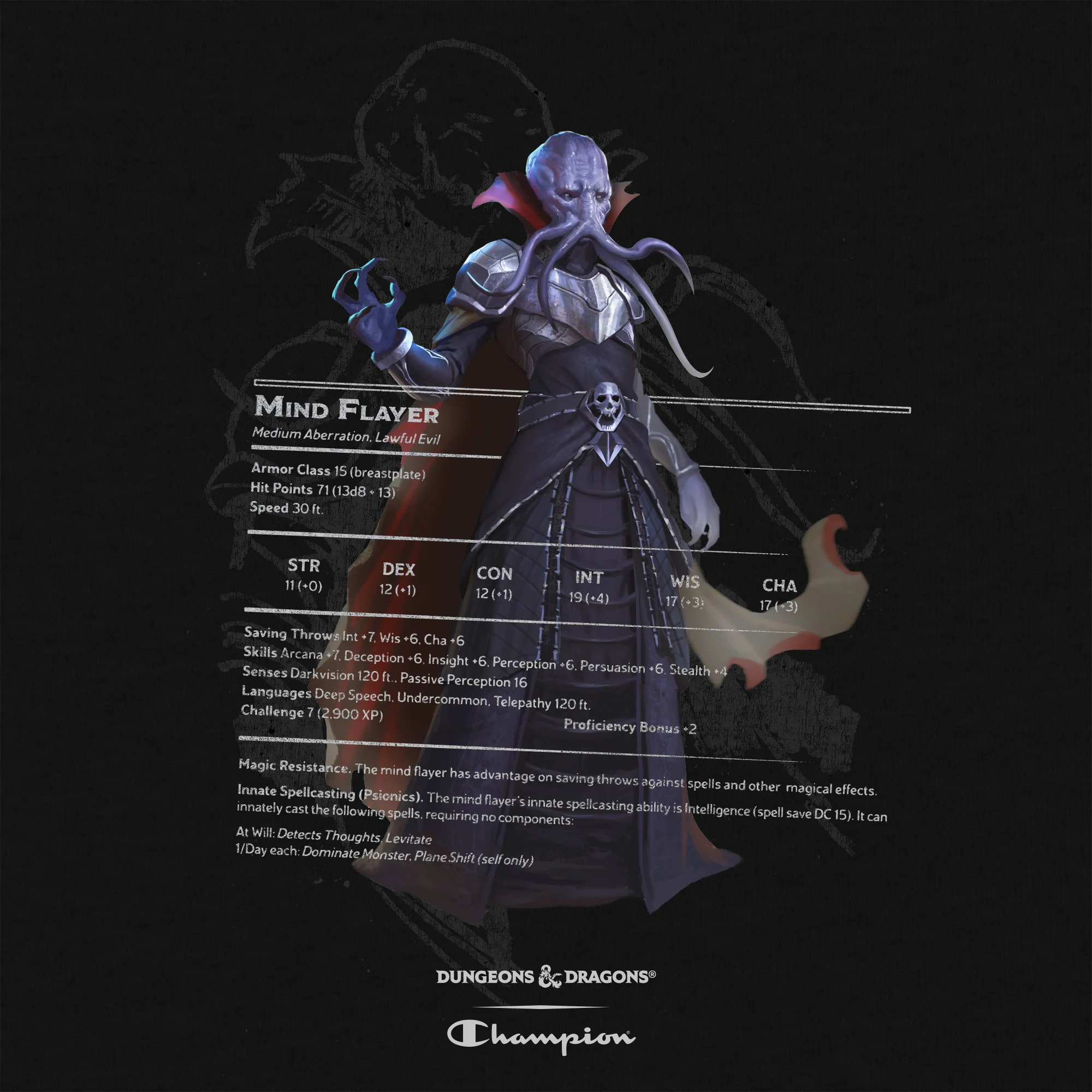 Dungeons & Dragons x Champion - Mind Flayer Pullover - Image 3