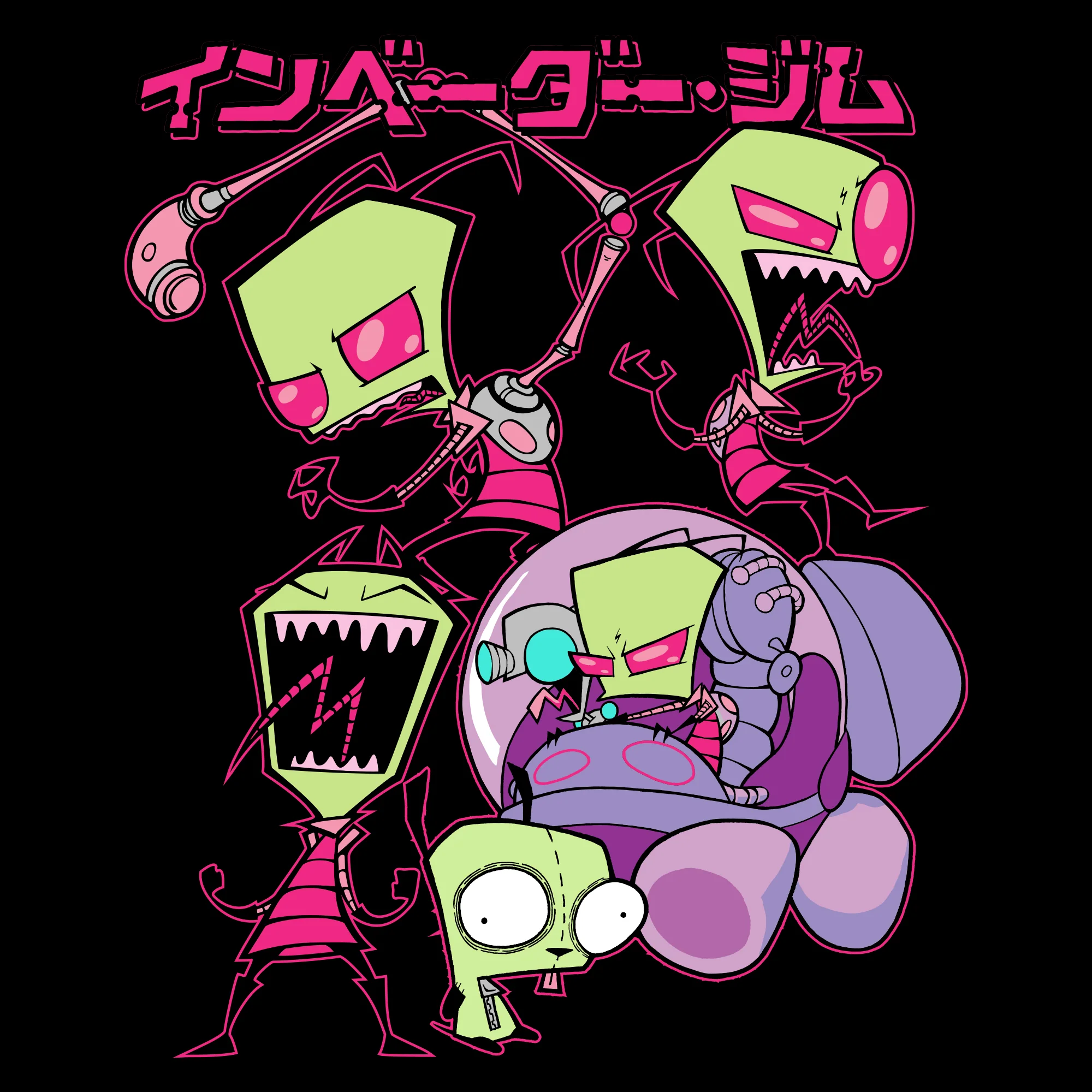 Nickelodeon - Invader Zim Kanji Tee - Image 2