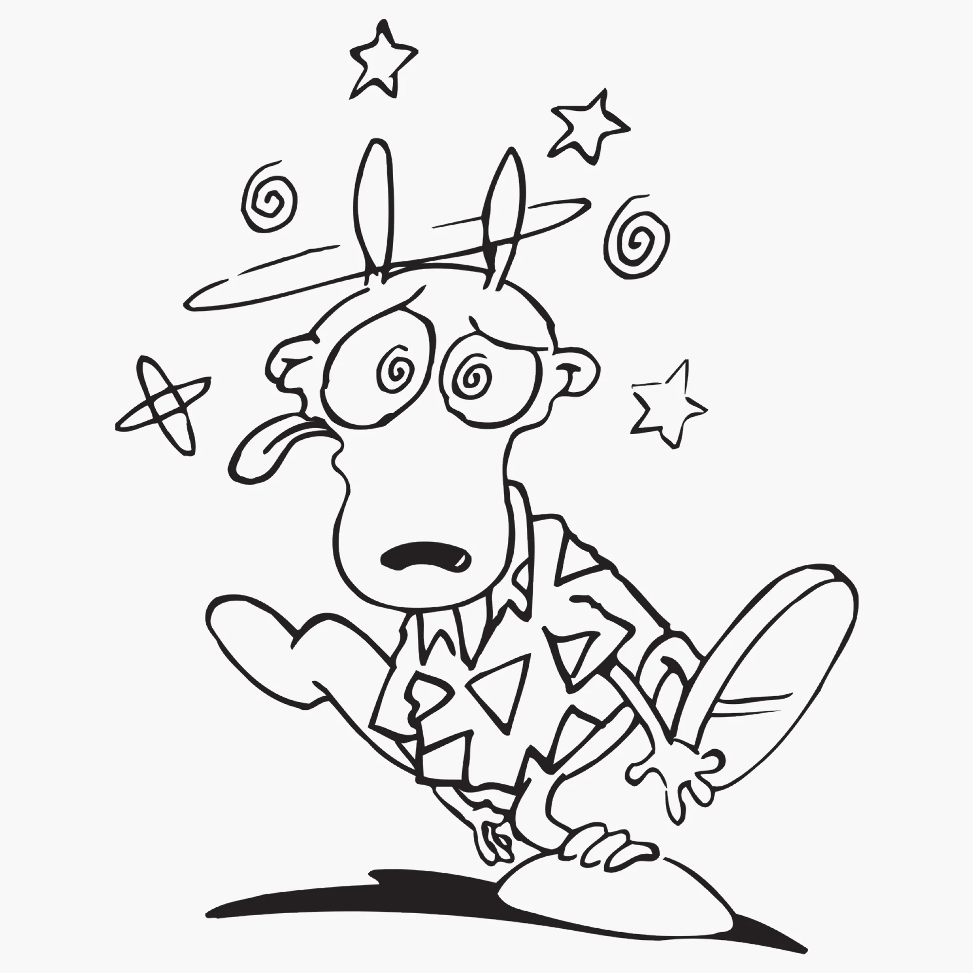 Nickelodeon - Rocko's Modern Life Dizzy Rocko Tee - Image 2