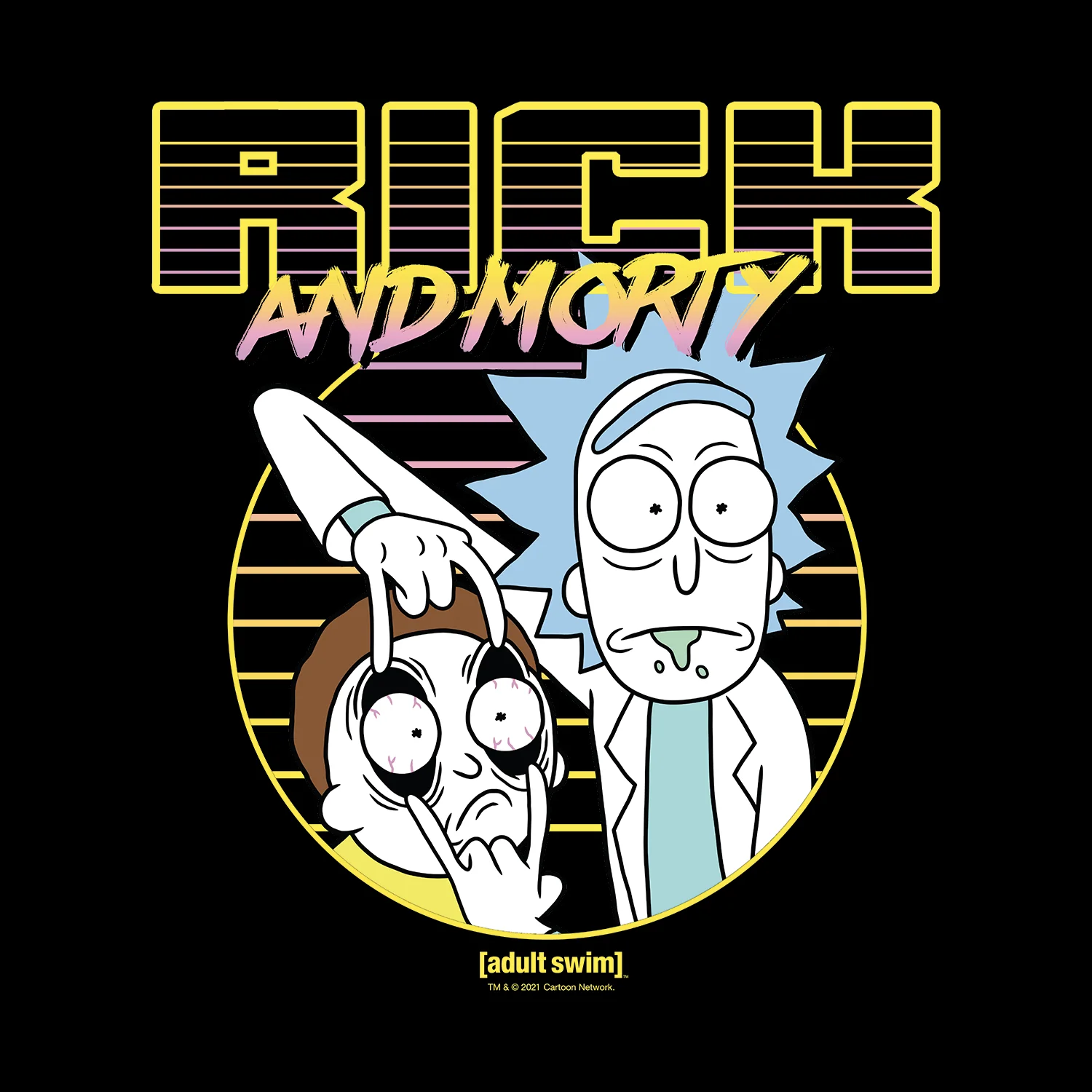 Rick and Morty -  Gradient Horizon Tee - Image 2