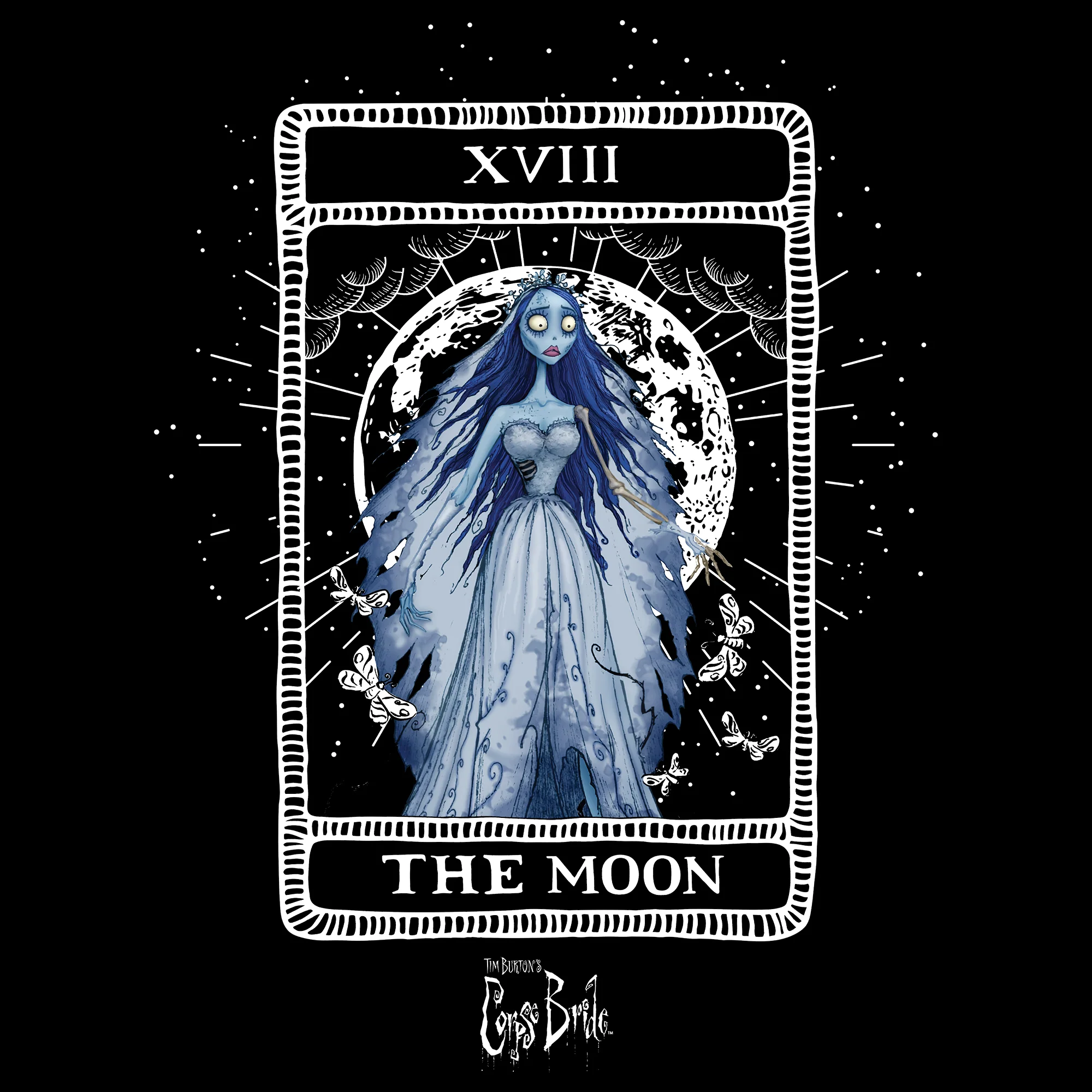 Tim Burton's Corpse Bride - Tarot Card Tee - Image 3